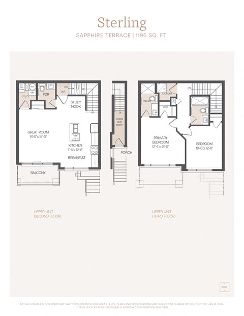 the floor plan of the residence